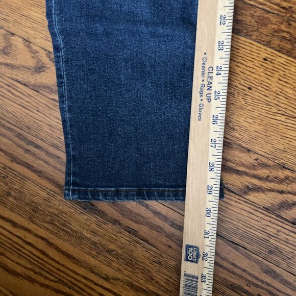 NWT Izod Men's 30x30 Saltwater Straight Fit Stretch Dark Wash Blue Jeans - Picture 5 of 9